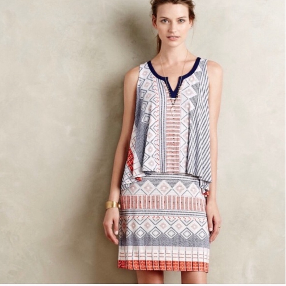 Anthropologie Maeve Davina Dress Small
